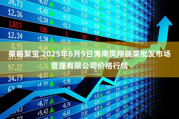 策略聚宝 2025年6月9日海南凤翔蔬菜批发市场管理有限公司价格行情
